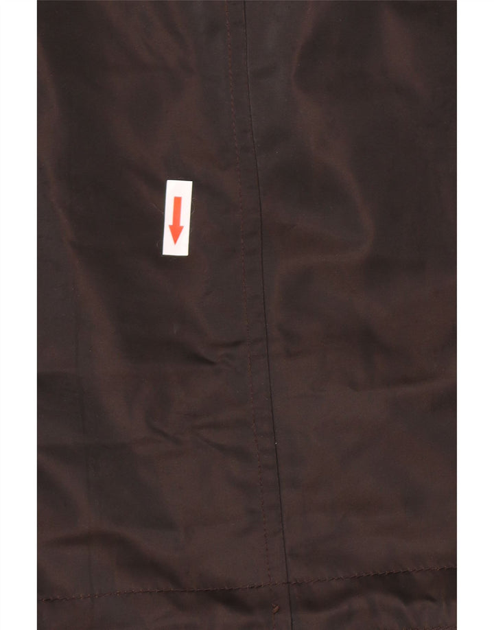Zara Herren-Utility-Jacke mit Kapuze, UK 38, Mittelbraun