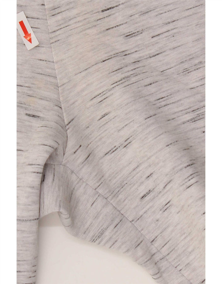 Nike Herren-Sportshorts, klein, grau gefleckte Baumwolle