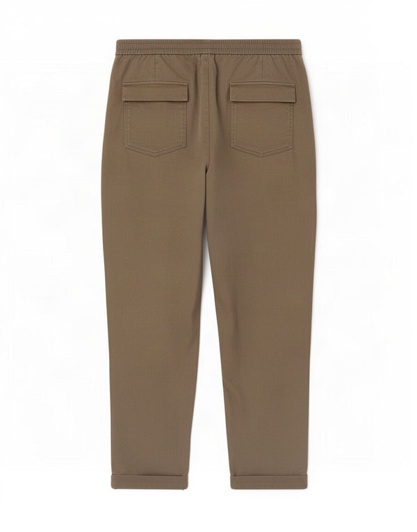 MINT VELVET Damen Tapered Chinohose UK 14 Medium W30 L25 Grau Lyocell