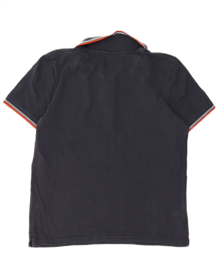 Lyle & Scott Herren-Poloshirt, groß, marineblau, Baumwolle