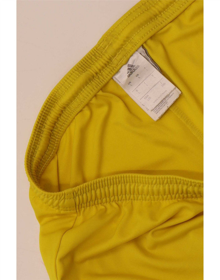 Adidas Herren Climalite Sport Shorts Großes gelbes Polyester
