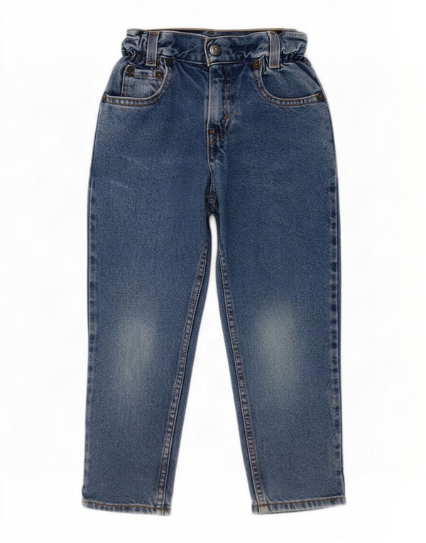 Levi's Girls Tapered Jeans 4-5 Years W20 L17 Blue Cotton
