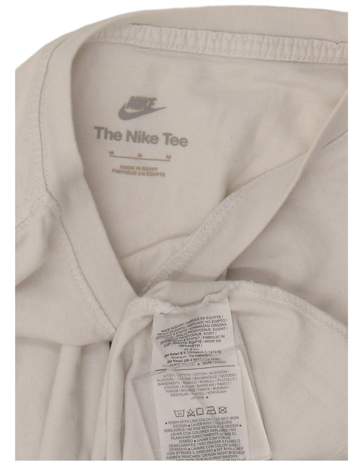 Nike Herren-T-Shirt mit Grafik, mittelweiße Baumwolle