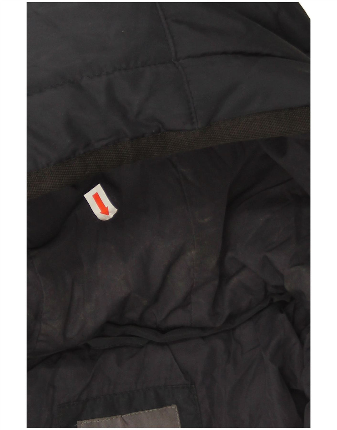 Zara Herren-Jacke mit Kapuze, gepolstert, Größe 36, Marineblau, Polyester