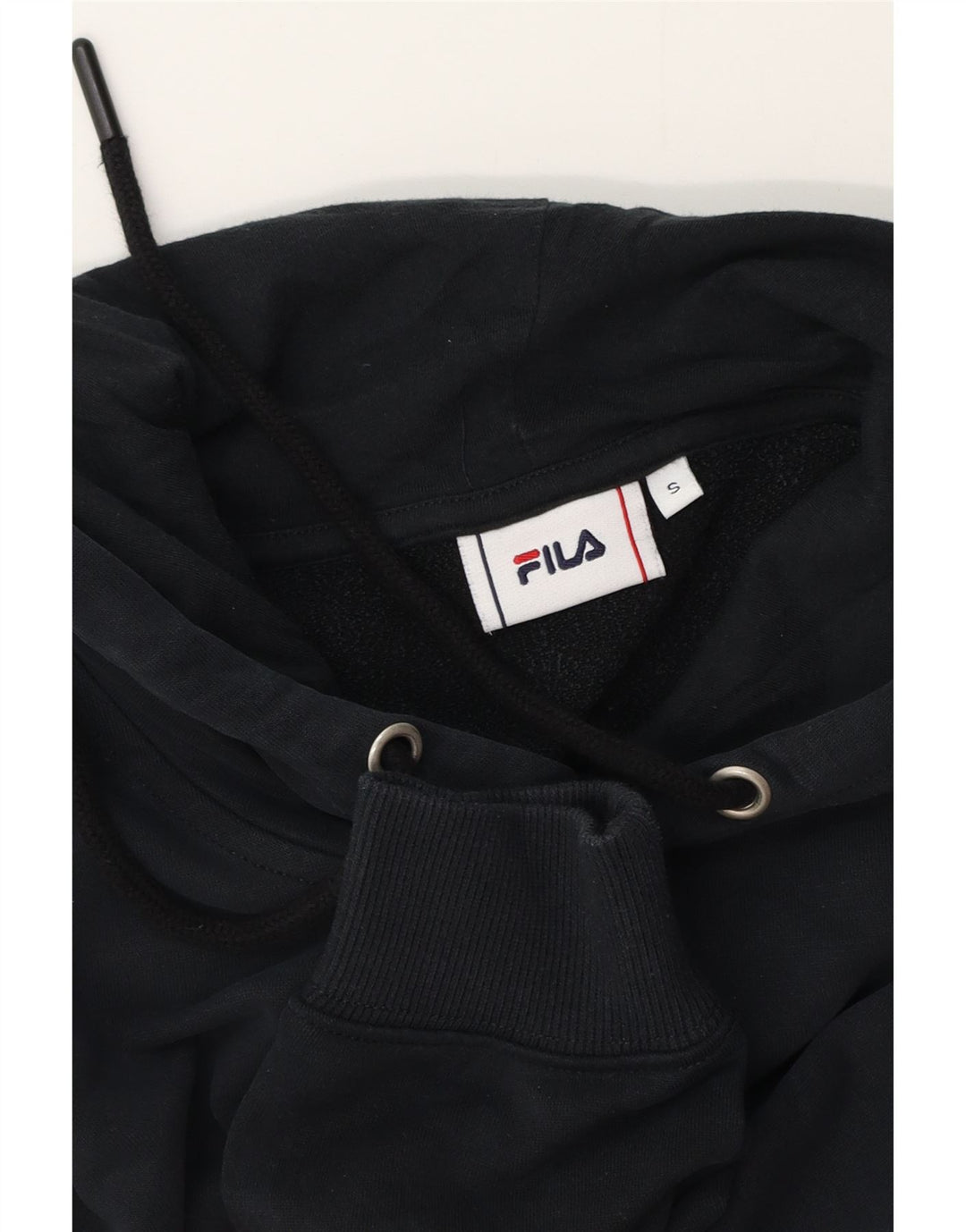Fila Herren-Kapuzenpullover mit Grafik, Größe S, Schwarz