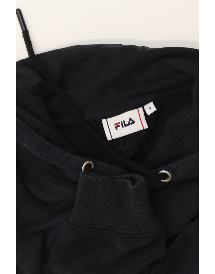 Fila Herren-Kapuzenpullover mit Grafik, Größe S, Schwarz
