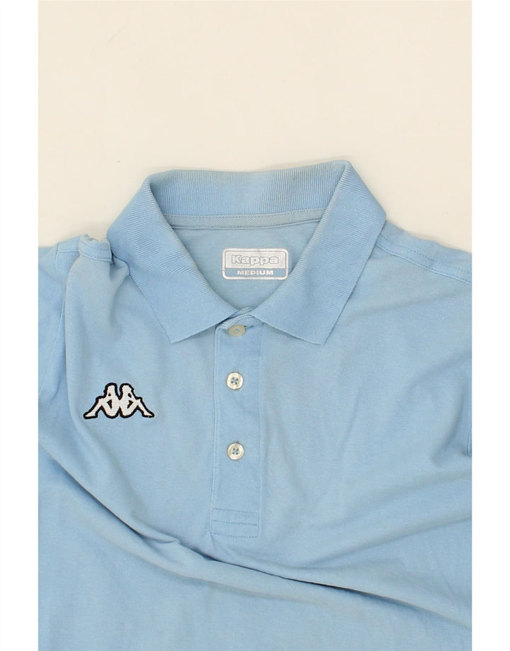 KAPPA Mens Polo Shirt Medium Blue Cotton Vintage Kappa and Second-Hand Kappa from Messina Hembry 