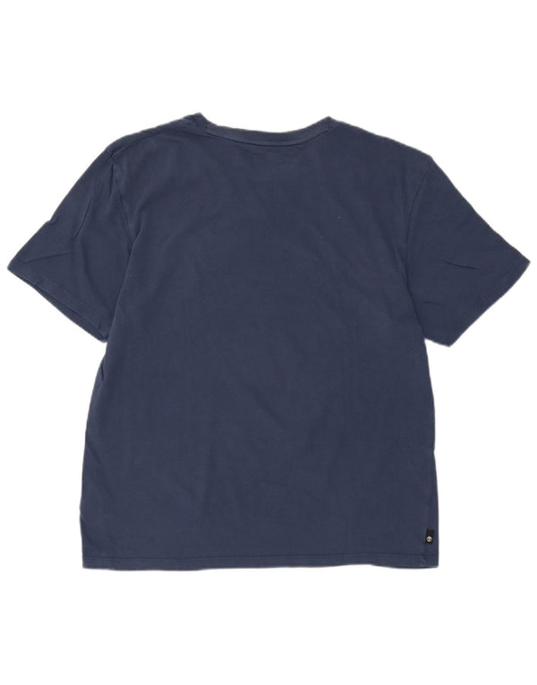 Timberland Herren-T-Shirt mit normaler Passform, mittelblaue Baumwolle, mittelblau