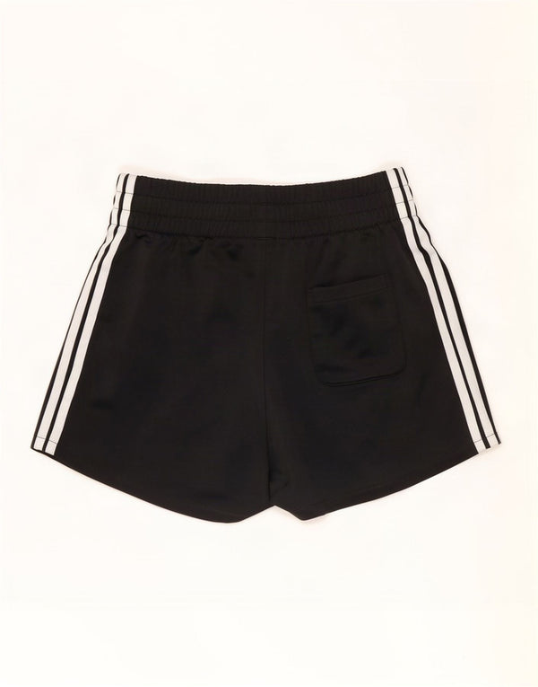 Adidas Damen Sportshorts UK 10 Small Schwarz Polyester