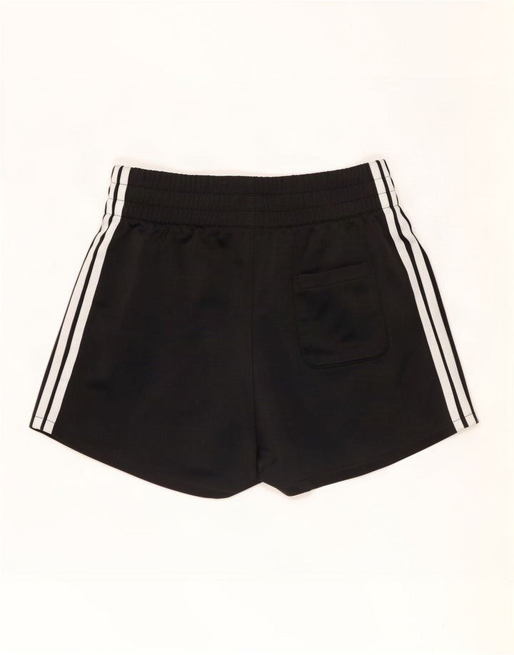 Adidas Damen Sportshorts UK 10 Small Schwarz Polyester