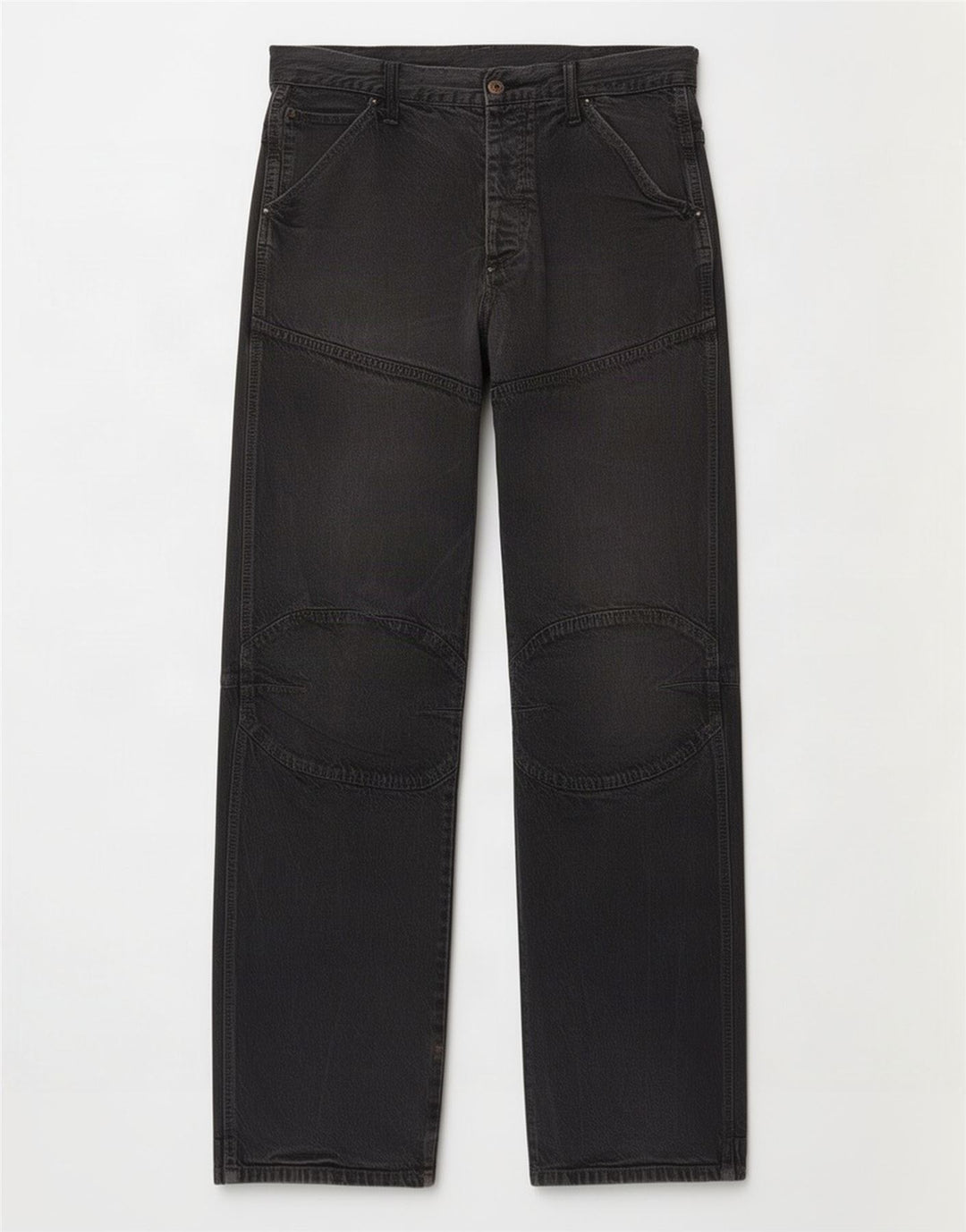 G-Star Herren Straight Jeans W33 L36 Graue Baumwolle