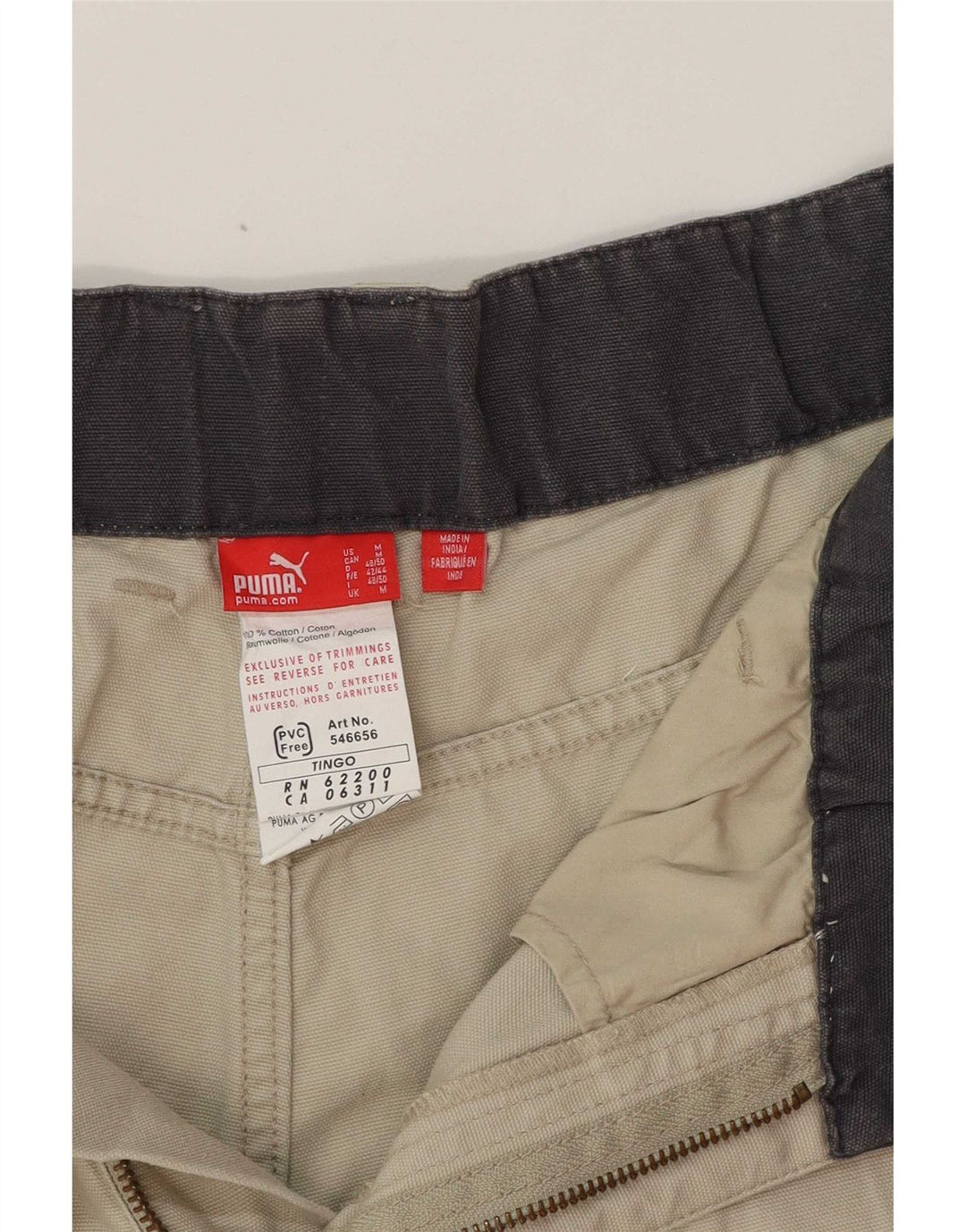 Puma Herren Cargo Shorts Medium W32 Grau Baumwolle
