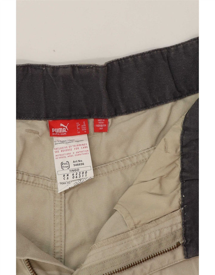 Puma Herren Cargo Shorts Medium W32 Grau Baumwolle
