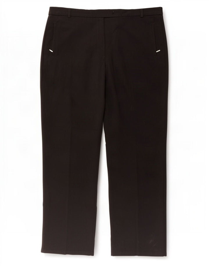 Marks & Spencer Damen gerade Freizeithose, Größe 16, B36, L29, Schwarz