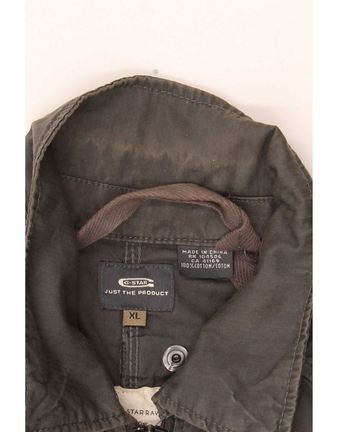 G-Star Herren Utility Jacke UK 42 XL Khaki Baumwolle