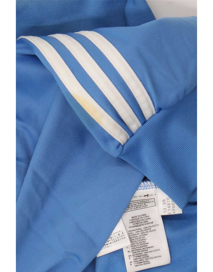 Adidas Herren Clima 365 Trainingsanzug Top Jacke Mittelblaues Polyester