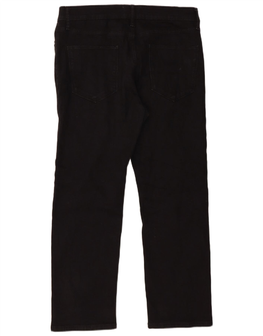 Marks & Spencer Herren Straight Jeans W34 L29 Schwarze Baumwolle
