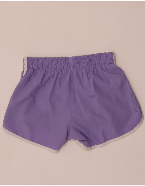 Adidas Damen Sportshorts UK 4 XS Lila Polyester