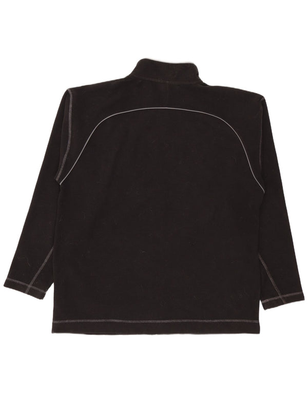 Weird Fish Herren Fleecejacke UK 40 Large Schwarz Polyester