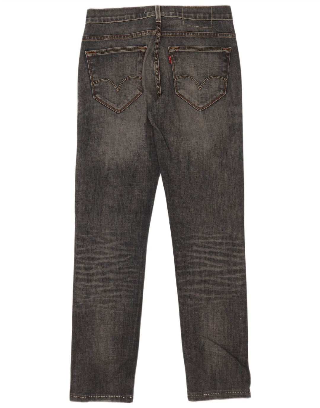 Levi's Herren 519 Slim Jeans W30 L31 Schwarze Baumwolle