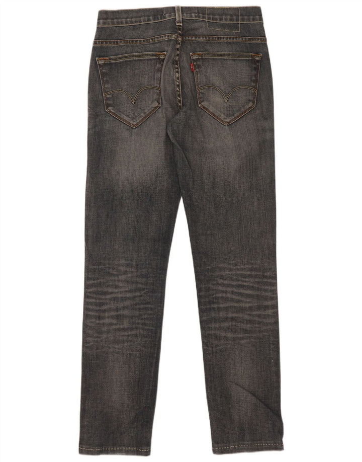 Levi's Herren 519 Slim Jeans W30 L31 Schwarze Baumwolle