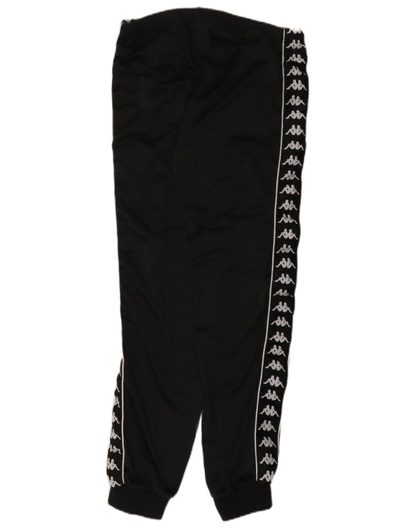 Kappa Womens Graphic Trainingshose Jogger UK 14 Large Schwarz