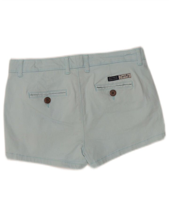 SUPERDRY Damen Chinoshorts UK 6 XS W25 Blau