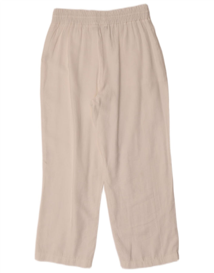 Kurze Hose von Zara für Damen, Größe S, W26, L25, Weiß, Modal