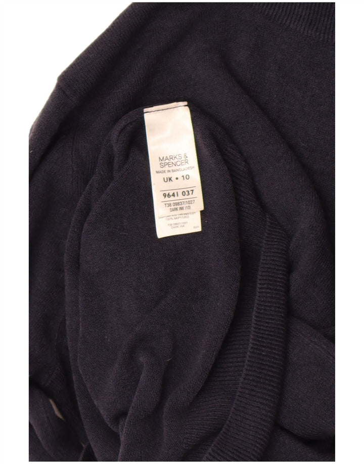 Marks & Spencer Rollkragenpullover für Damen, Gr. 10, Marineblau