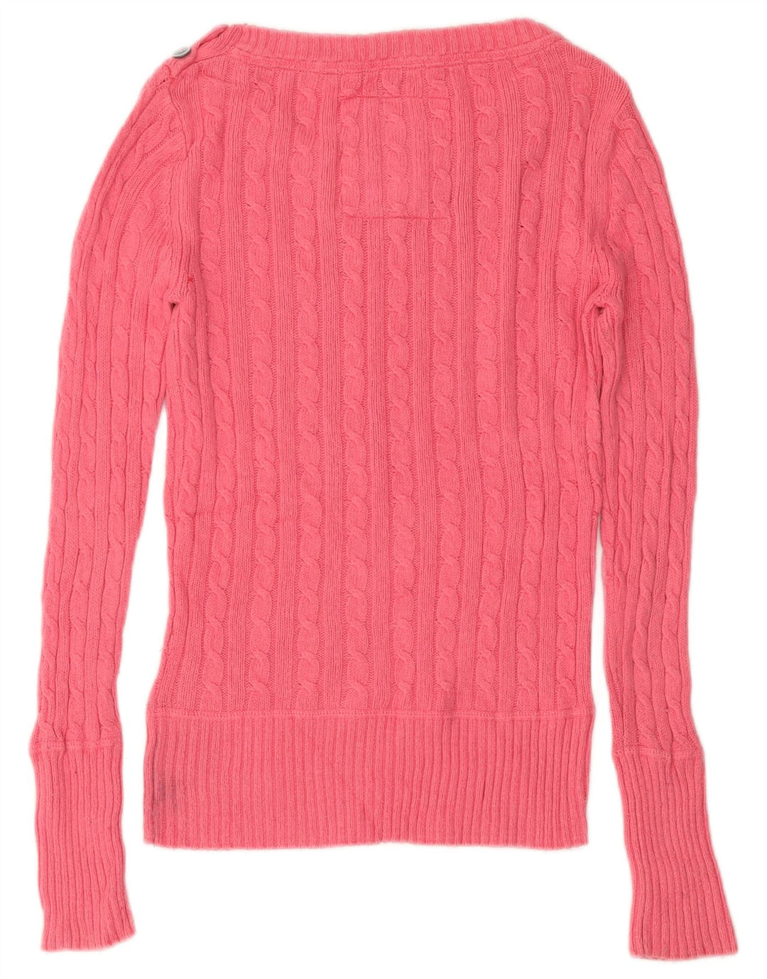 Superdry Damen-Pullover mit U-Boot-Ausschnitt, Gr. 10, Größe S, Rosa, Baumwolle