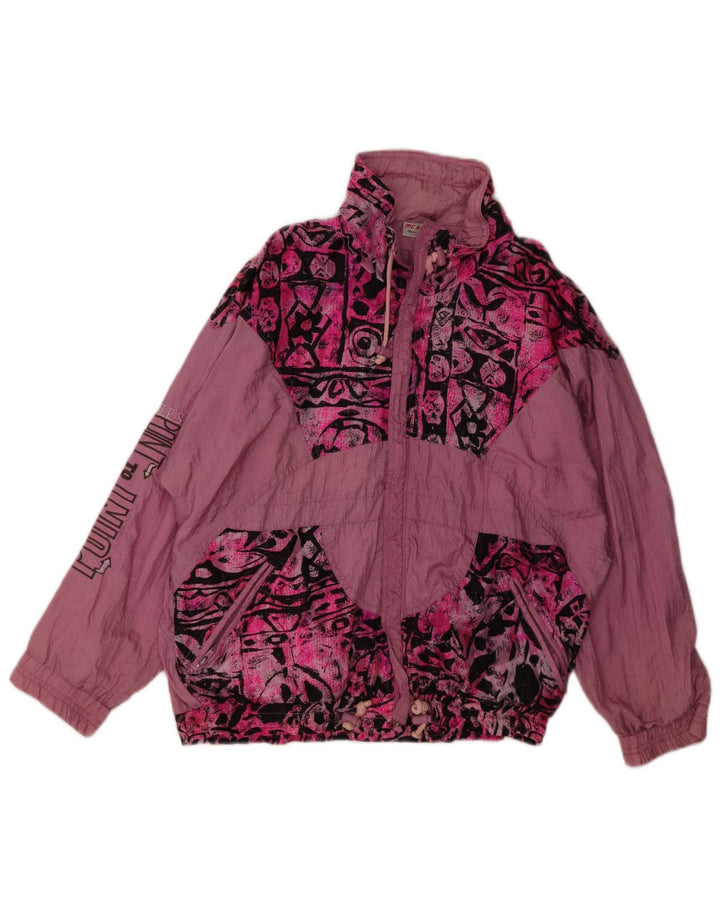 MC Kee's Damen-Trainingsanzugoberteil mit Grafik, Gr. 18, XL, rosa, geometrisch
