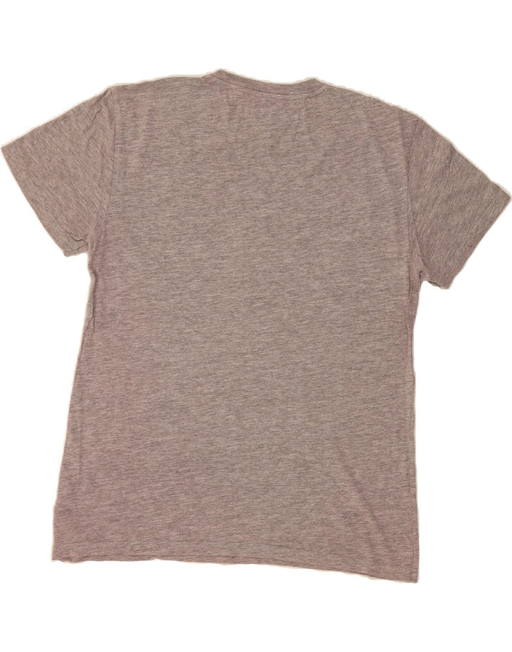 TOMMY HILFIGER Mens Graphic T-Shirt Top Medium Grey Cotton Vintage Tommy Hilfiger and Second-Hand Tommy Hilfiger from Messina Hembry 
