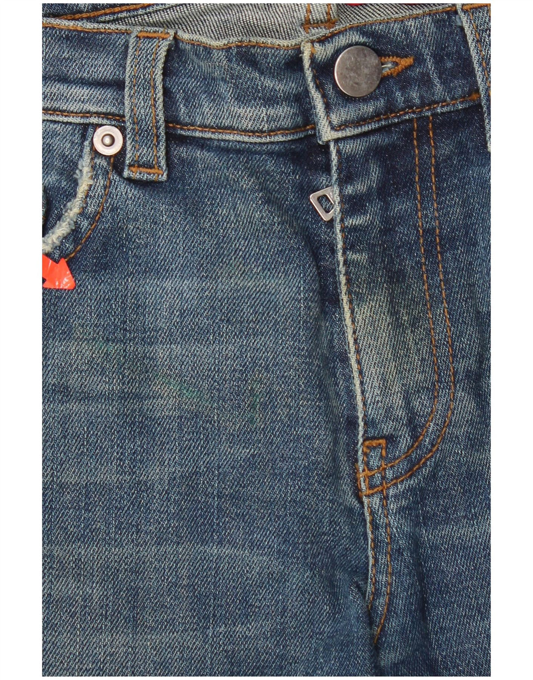 Prada Damen Skinny Jeans W26 L32 Marineblaue Baumwolle