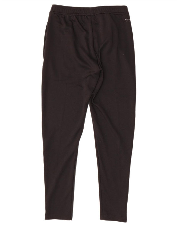 Adidas Damen Aeroready Trainingshose UK 10 Small Schwarz Polyester