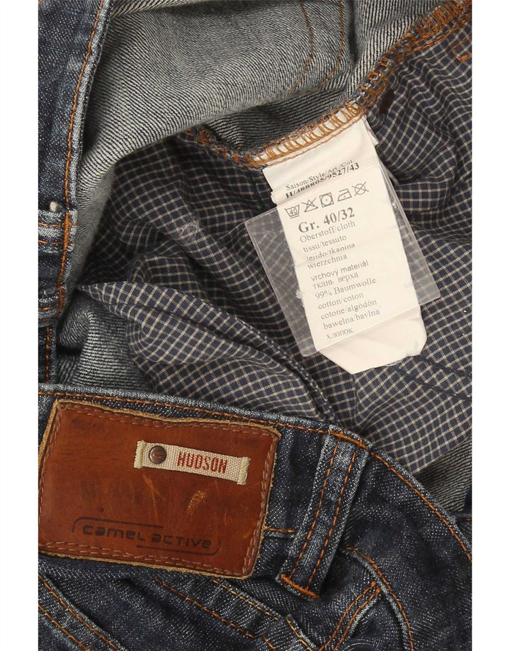 Camel Active Herren Hudson Straight Jeans W40 L32 Blaue Baumwolle