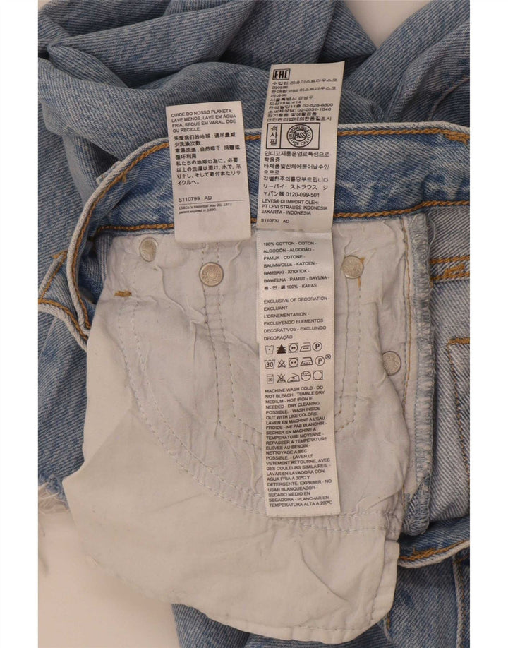 Levi's Damen Wedge Straight Jeans W24 L28 Blaue Baumwolle