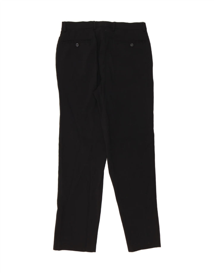 MICHAEL KORS Mens Straight Chino Trousers W32 L32 Blue Polyester Vintage Michael Kors and Second-Hand Michael Kors from Messina Hembry 