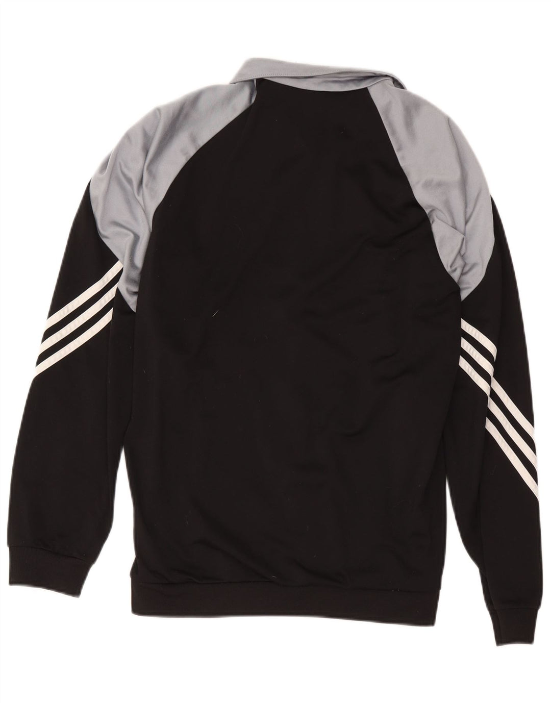 Adidas Herren-Trainingsanzug-Top-Jacke, Mittelschwarzes Colourblock-Polyester