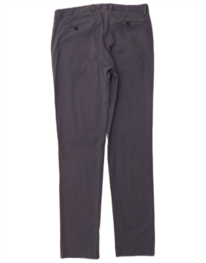BONOBOS Herren Slim Anzughose W34 L36 Blaue Baumwolle