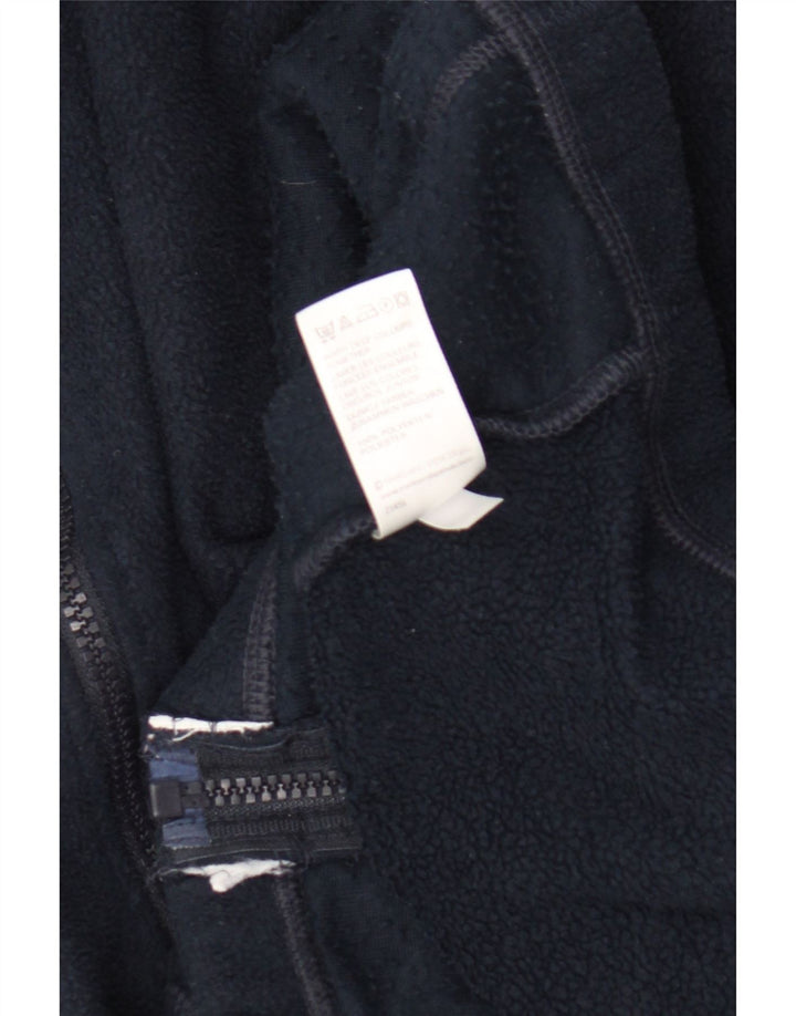 Marks & Spencer Herren Fleecejacke UK 40 Large Marineblau Polyester