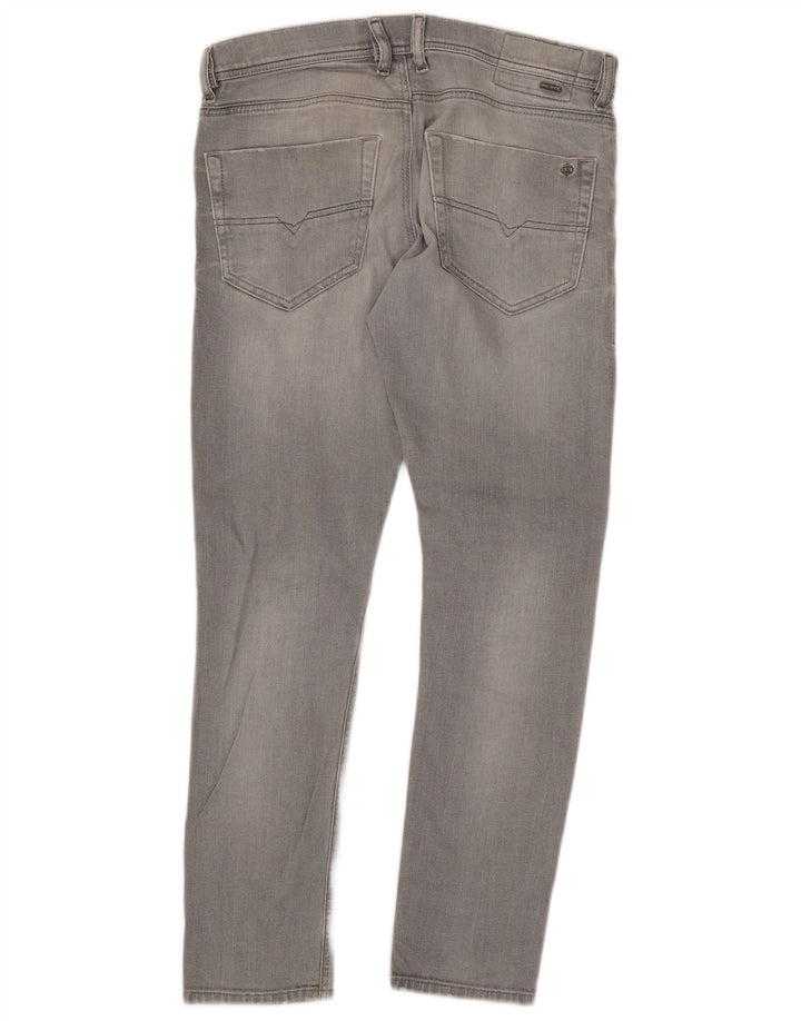 Diesel Herren Slim Jeans W31 L30 Graue Baumwolle