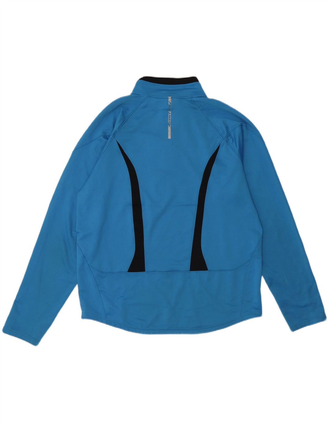 Under Armour Herren Cold Gear Pullover-Trainingsoberteil, großes blaues Farbblock-Oberteil