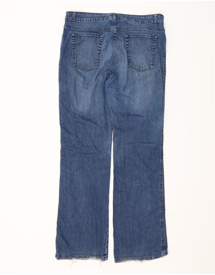 JAEGER Womens Bootcut Jeans W34 L31 Blue