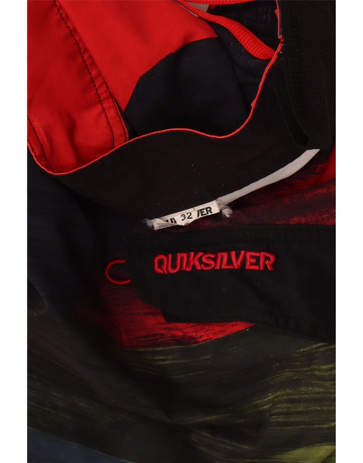 Quiksilver Herren-Badeshorts mit Grafik, mittelgroß, mehrfarbig gestreift