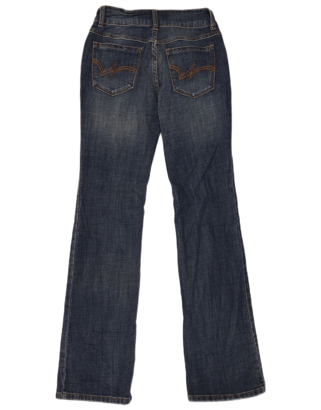 WRANGLER Damen Bootcut Jeans US 0 XS W26 L32 Blaue Baumwolle