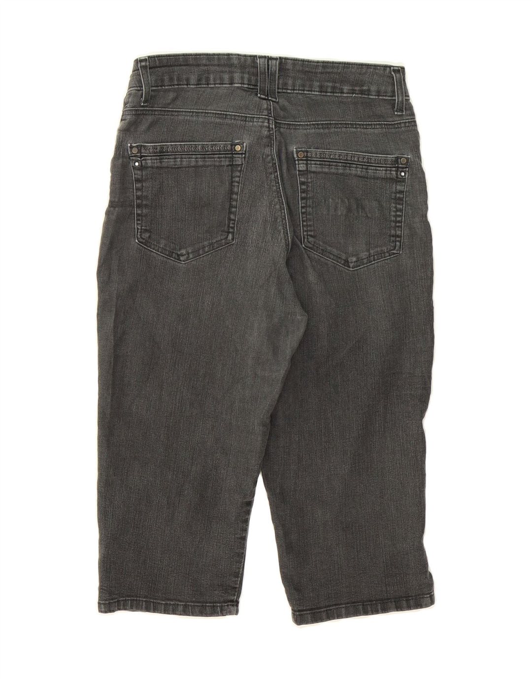 LEE Womens Classic Fit Capri Jeans US 8 Medium W28 L16 Grey Cotton Vintage Lee and Second-Hand Lee from Messina Hembry 