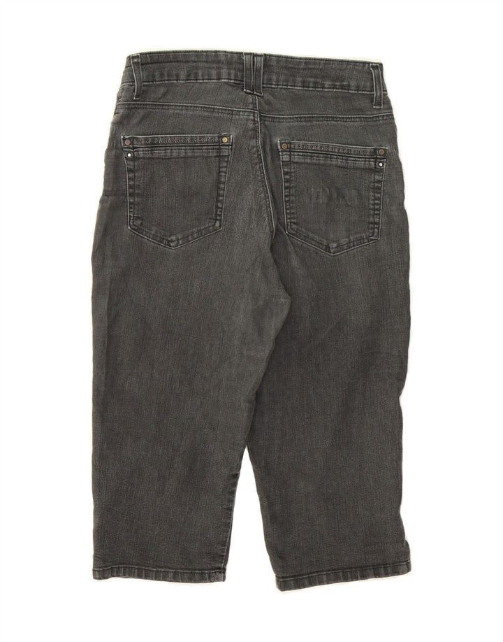 LEE Womens Classic Fit Capri Jeans US 8 Medium W28 L16 Grey Cotton Vintage Lee and Second-Hand Lee from Messina Hembry 