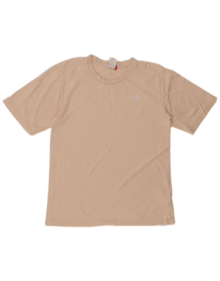 THE NORTH FACE Damen T-Shirt Top UK 6 XS Beige Baumwolle