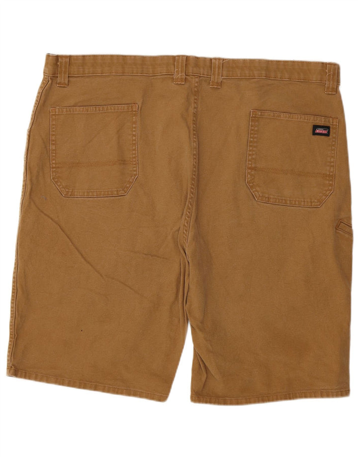 DICKIES Herren Flex Cargo Shorts W44 2XL Braune Baumwolle