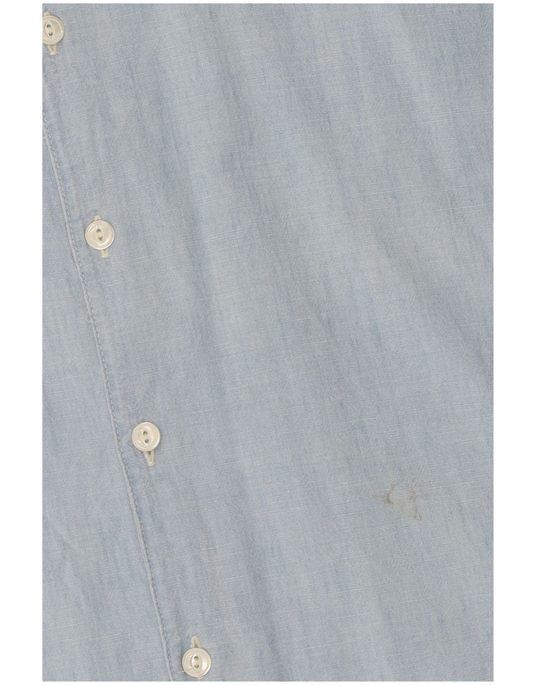 Ralph Lauren Damen Kurzarm-Oversize-Hemd, US 4 Small, Blau, Baumwolle